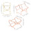 3Pcs Beauty Sponge Holders Reusable Iron Makeup Egg Racks for Home Use 2