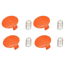 2X Weed Wacker Bump Cap Replacement RC-100-P Spool Cap Covers and Spring for AFS Trimmer
