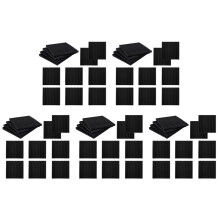 60 Pack Self-Adhesive Acoustic Panels, Sound Proof Foam Panels, High Density Soundproofing Wall Panels for Home(Black)