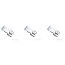 3X Attache de Loquet de Trappe de Casier de Pont de Bateau D'Acier Inoxydable, Fermoir de Porte Pivotant, Accessoires de Bateau de Matériel