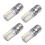 4X E17 Socket 5W 64 LED Lamp Bulb 3014 SMD Light Warm White AC 110V-220V 1