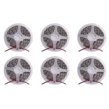 6X 300 Warm White LED 5050 SMD Flexible Light Lamp Strip 12V Home Club 5M