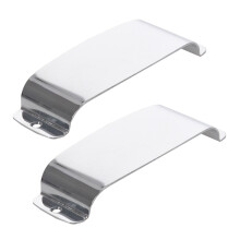 2X Silver Vintage Jazz Bass Pickup Cover
