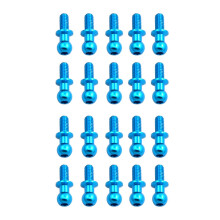 20Pcs M3 Metal Hex Screws for TT01 TT02 Sakura D5 1/10 RC Drift Car Spare Parts Universal,