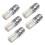 5X E17 Socket 5W 64 LED Lamp Bulb 3014 SMD Light Warm White AC 110V-220V 1