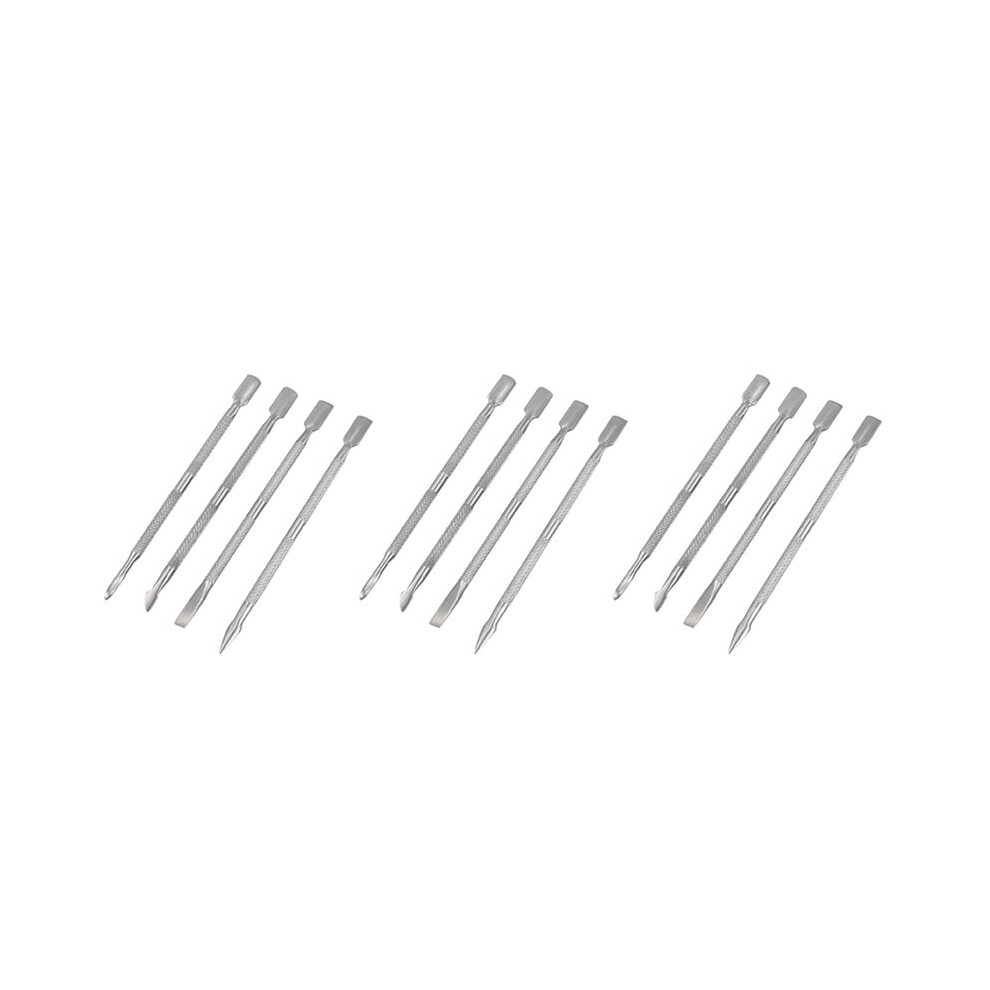 12 Pcs Manicure Manicure Tool Steel Push 12 Piece Set Nail Care Manicure Pedicure