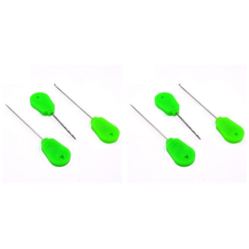 2 Satz Großhandel Köder Nadel Werkzeug Set Karpfenangeln Stringer Nadel Rigging Köder Nadel Kit Werkzeug (Haken + Stringer + Bohrer)