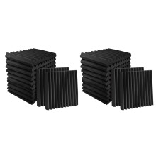 Acoustic Foam Panels Wedges 48 Pack Acoustic Panels 1 x 12 x 12Inch Studio Sound Absorbing Tiles Recording Ceiling