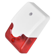 Mini Wired Strobe Siren Alarm 12V Flashing Light 12x7x4.5cm