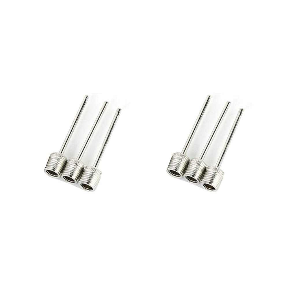 6Pcs Pump Inflation Needle Stainless Steel Air Pump Needle For Inflating Football Basketball Volleyball 4712522191543