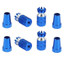 2X Aluminium RC Sender Stick Ends Controller Daumen Rocker M3 Gewinde für TX Futaba / FrSky / für DX6I DX7S DX8 DX9 Taranis, Blau