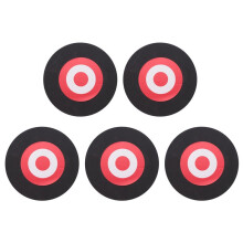 5pcs 25 X 3Cm Archery Eva Foam Target Self Healing Bow Moving Hunting Practice Black+Red