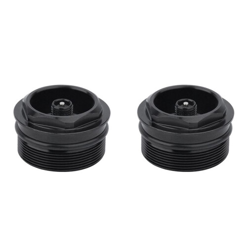 2X Bike Front Fork Valve Nut Bicycle Air Fork Cap Assembly Thread 31xP1.0mm Valve Core Bicycle Part