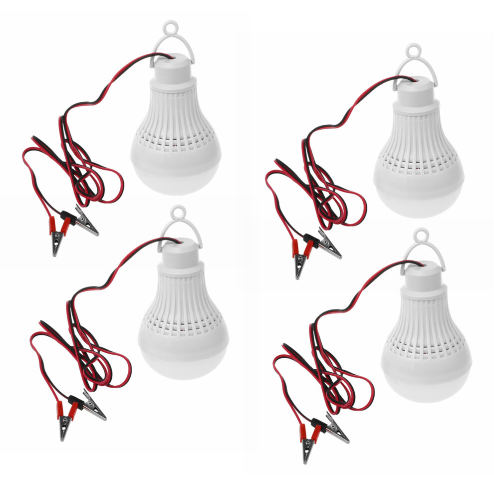 Typecat 4X E27 12W Led Emergency Bulb Camping Hunting Outdoor Lamps 12V Light