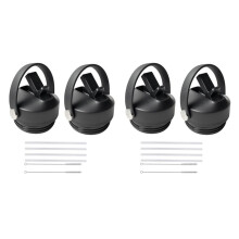 2Conjunto Tampa de Palha para Garrafas 12 18 26 36 64 Oz, Tampa de Alça para Tampa de Palha ou Acessórios para Garrafas de água de SubstituiçãO