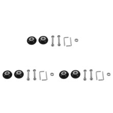 6 Sets of Luggage Suitcase Replacement Wheels Axles Deluxe Repair Tool OD 35mm