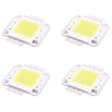 4X Square Shape White Light Lamp COB SMD LED Module Chip 30-36V 20W