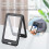 12PCS Black ID Badge Holder with Double-Sided Windows Vertical ID Card Holder ID Card Case Protector for Office, School 4