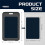 12PCS Black ID Badge Holder with Double-Sided Windows Vertical ID Card Holder ID Card Case Protector for Office, School 7