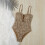 Stylish Women's Conjoined Bathing Suit Feature-Dark khaki S 5