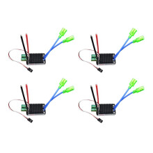 4X High Power 12V-24V Waterproof Bidirectional RC ESC Brush ESC for RC Car and Boat 640A