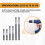 Magnetic Drill Bits D1 Anti-Slip and Shock-Proof Bits with Phillips Screwdriver Bits Magnetic Screwdriver Set (2Set) 7