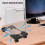 Tower Stand,Adjustable Mobile CPU Stand,CPU Holder PC Tower Stand with Rolling Caster Wheels, Pc Floor Riser Stand White 2