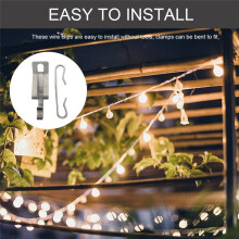 Dakontdooien Warmtekabelclips, 50 Stuks Warmtekabeldakclips en Afstandhouders Kit Dakclipset, Kabelclips voor Buiten