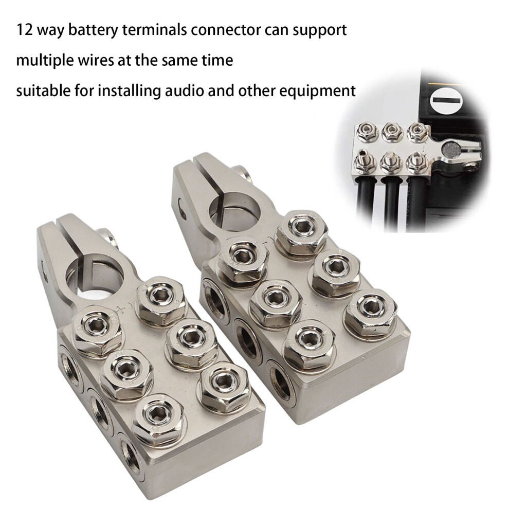 Rustproof Battery Terminal Clamps 12 Way 7340572808264