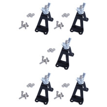 5X 1/10 Spare Tire Rack,Metal Rear Spare Tyre Bracket Wheel Holder Carrier for 1/10 Axial SCX10 RC4WD D90 CC01