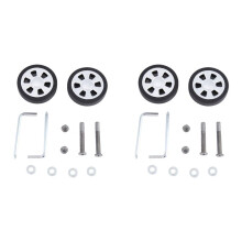 55x13mm Set of 4 Luggage Wheel Suitcase Replacement Wheels,Luggage Suitcase PU Swivel Caster Wheels Bearings Repair KitA