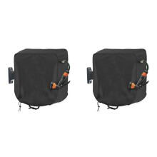 2X Square Hose Turntable Cover Wall-Mounted Retractable Hose Reel Cover Waterproof and Sunscreen 420D