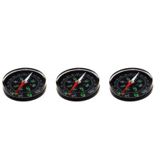 3pcs 40mm Clear Liquid-Filled Camping Compass Hiking Outdoor Scouts Kit