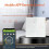 WiFi  Thermostat Temperature Controller Weekly Programmable Supports Touch Control-3A Black 3