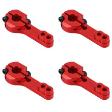 4X 25 T 35 mm ZäHne Zahn Lenkung Halb Servo Arm Horn für 1/8 1/10 RC Auto Boot für HSP HPI Himoto Redcat Axial