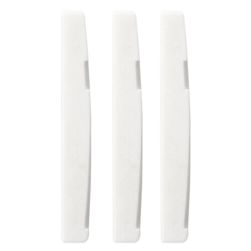 3X Folk Saddle Bridge Bone Bone Guitar Saddle 1