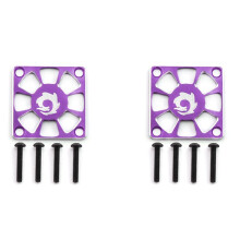 2X LüFterabdeckung Aus Aluminiumlegierung, 30 X 30 mm, für RC-Motor, ESC, Elektrisch Regulierende LüFterschutzabdeckung, Lila