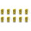 10X 3 LED Dynamo Wind  Flashlight Hand-Pressing Crank NR No Battery Torch 2