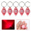 Pack of 100 LED Keychain Flashlight, 395Nm UV Keychain Flashlight, UV Light Flashlight Keychain, 6