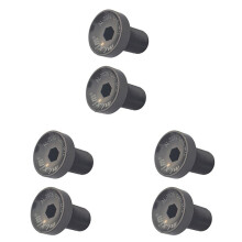 Mi.Xim 6Pcs Bicycle Bottom Bracket M12 Crankset Screw MTB Road Bike Crankset Crank Arm Fixing Bolts Bike Screws Black