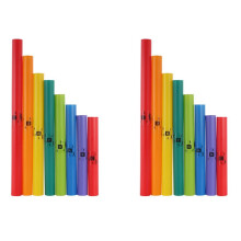 16X 8 Tones C Major Diatonic Scale Set Percussion Instrument Tubes Kids Musical Toys Christmas Gift