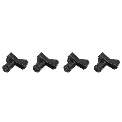 Microphone Clip - Clothespin Style Universal Microphone Stand Musical Instrument Accessories - 4-Pack