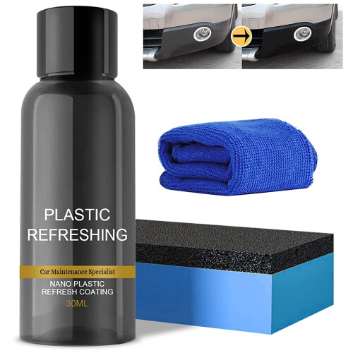 Plastic Revitalizing Coating Agent for Car Interiors, 30ml/50ml Sizes 1