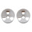 2pcs 2.7cm Aperture Outdoor  Training Flagpole Hole Cup  Training Aids Three Holes White Plastic  Hole Cup 1
