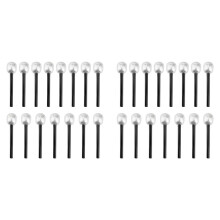 30 Pack Speelgoed Microfoon Stage Mic Zilver Glitter Microfoon voor Cosplay Stage Rock Star Prop Karaoke Thema Party