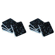 8X Tappetini per Tapis Roulant Attrezzature per Esercizi, Tappetino Fonoassorbente per Isolamento Acustico, Protezione per Pavimento per Lavatrice per