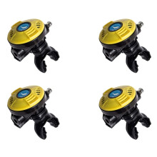 4X Duiken 2Nd Stage Regulator Professional Underwater Scuba Dive Octopus Regulator Equipment Accessoire-Geel