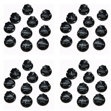 40 Pièces Séries Boutons de Guitare Amplificateur Bouton D'Ampli Boutons de Volume de Tonalité de Basse pour Guitarra Laiton