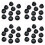 40Pcs Guitar Knobs Amplifier Amp Knob Bass Tone Volume Knobs for Guitarra Brass 1