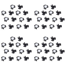 56 Uds. Pasadores de Clavos para Zapatos de , Antideslizante, Tornillo de RáPido, Accesorios de Clavos, Suministros de , Negro +